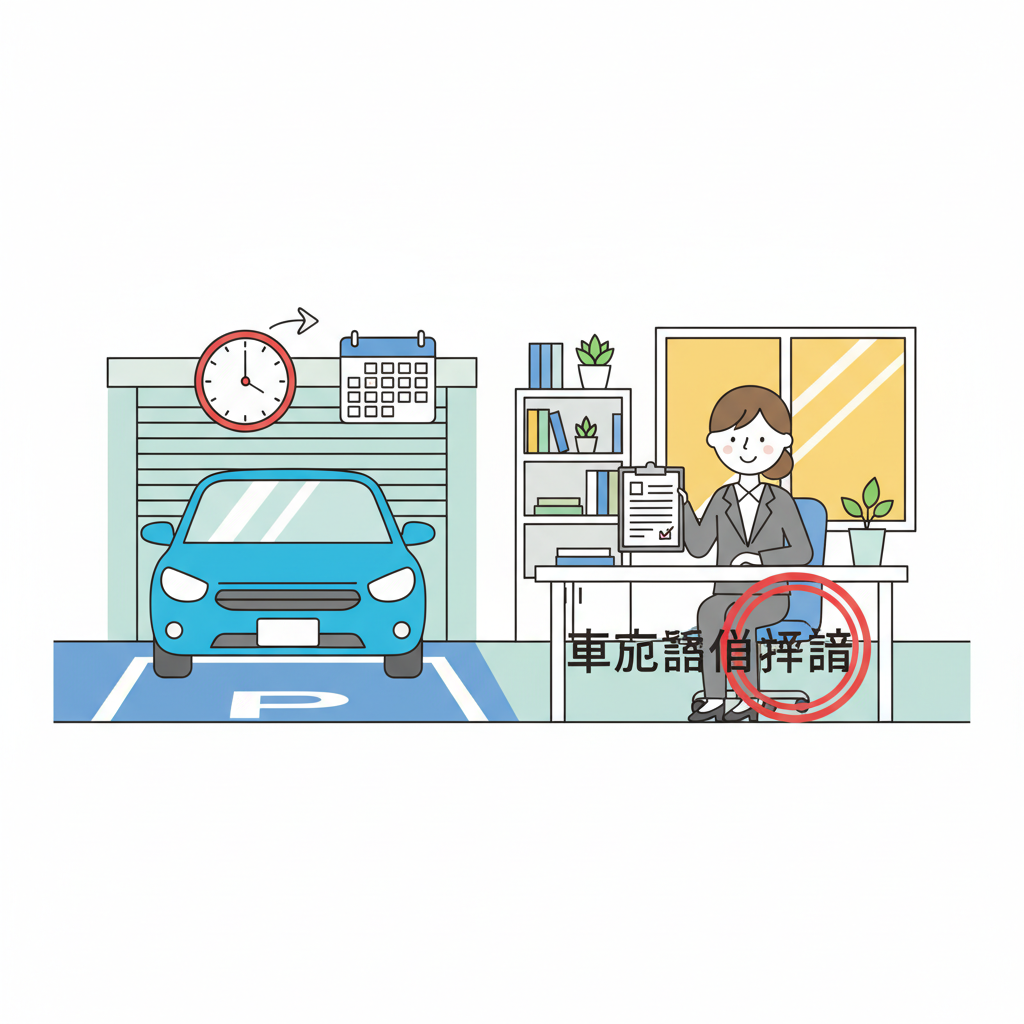 車庫証明の申請期限は「登録前」が原則
